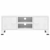 TV staliukas Televizoriaus spintelė, balta, 105x35x42cm, metalas