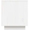TV staliukas Televizoriaus spintelė, balta, 80x35x40,5cm, pušies masyvas