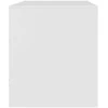 TV staliukas Televizoriaus spintelė, baltos spalvos, 67x39x44cm, plienas