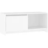TV staliukas Televizoriaus spintelė, baltos spalvos, 90x35x40cm, MDP