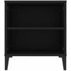 TV staliukas Televizoriaus spintelė, juodos spalvos, 102x44,5x50cm, mediena