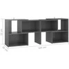 TV staliukas Televizoriaus spintelė, pilka, 104x30x52cm, apdirbta mediena