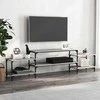 TV staliukas Televizoriaus spintelė, pilka ąžuolo, 197x35x52cm, mediena