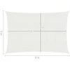Uždanga nuo saulės, baltos spalvos, 5x8m, HDPE, 160g/m²