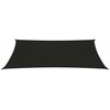 Uždanga nuo saulės, juodos spalvos, 4x7m, HDPE, 160g/m²