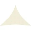 Uždanga nuo saulės, kreminės spalvos, 3x3x3m, HDPE, 160g/m²