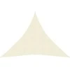 Uždanga nuo saulės, kreminės spalvos, 4x4x4m, HDPE, 160g/m²