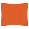 Uždanga nuo saulės, oranžinės spalvos, 2,5x2,5m, HDPE, 160g/m²