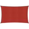 Uždanga nuo saulės, raudonos spalvos, 3x4m, HDPE, 160g/m²