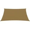 Uždanga nuo saulės, taupe spalvos, 5x6m, HDPE, 160g/m²