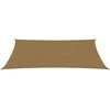 Uždanga nuo saulės, taupe spalvos, 5x8m, HDPE, 160g/m²