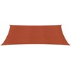 Uždanga nuo saulės, terakota spalvos, 5x6m, HDPE, 160g/m²