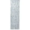 Užuolaida nuo vabzdžių, pilka ir balta, 56x185 cm, šenilis