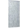 Užuolaida nuo vabzdžių, pilka ir balta, 100x220 cm, šenilis