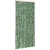 Užuolaida nuo vabzdžių, žalia ir balta, 100x220cm, šenilis