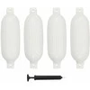Valties bortų apsaugos, 4vnt., baltos spalvos, 58,5x16,5cm, PVC