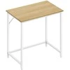 Songmics Vasagle Rašomasis stalas su metaliniu rėmu 50 x 80 x 76 cm