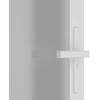 Vidaus durys, baltos, 93x201,5cm, matinis stiklas ir aliuminis