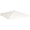 Viršutinis pavėsinės uždangalas, 310 g/m², 3x3m, baltas