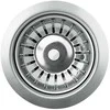 Virtuvinė plautuvė, granitas, vieno dubens, juoda