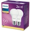 Šviesos diodų lemputė PHILIPS 13W (=100W) E27 A60 2700K 1521 lm 2vnt