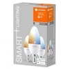 Ledvance SMART+ WiFi Classic Candle Tunable Baltas 40 5W 2700-6500K E14, 3vnt pakuotė Ledvance SMART+ WiFi Candle Tunable Baltas 40 5W 2700-6500K E14, 3vnt pack E14 5 W Tunable Baltas-5070K