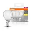 LED lempa Osram P40, 4W, E14, 2700K, 470lm, 3 vnt.