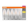 Ledvance OSRAM LED BASE CL B GL Fros. 4W 827 E14 470lm 2700K (CRI 80) 10000h A++ (Krabička 5ks)