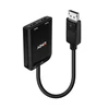 Lindy DisplayPort arba 2x HDMI MST juoda