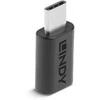 USB Adapteris - LINDY USB 3.2 Type C į C M/F Adapteris, Juodas