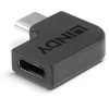 Lindy Adapteris - USB 3.2 Type C M/F 20Gbps 90° Nikelio Danga