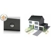 LED sieninis lauko šviestuvas IP44 Raccoon Philips 4W 270Lm 2700K antracito spalvos