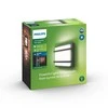 Sieninis LED lauko šviestuvas PHILIPS PETRONIA, IP44, 2700 K, 12 W, 1200 lm, antracito sp.