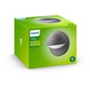 Philips Lauko sieninis šviestuvas B7705 June, 1xE27, max 42W, IP44, 135x195mm, antracito spalvos