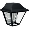Sieninis šviestuvas Lauko žibintas Philips Alpenglow, 1xE27, max 42W, IP44, 130x181x170mm, juodas