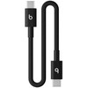 Apple „Beats“ USB-C–USB-C austinis trumpas laidas (20 cm) – juodas