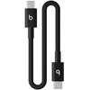 Apple „Beats“ USB-C–USB-C austinis trumpas laidas (20 cm) – juodas