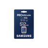 Atminties kortelė Samsung PRO Ultimate SDXC 512GB UHS-I U3 [Rašymas 130 MB/s Skaitymas 200 MB/s]