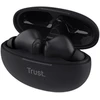 Trust Yavi – belaidės „Bluetooth TWS“ ausinės su įkrovimo dėklu ir ENC (juoda)