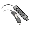 HP Poly DA85 plačiajuostis QD USB adapteris (USB-A ir USB-C)