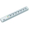 Bachmann 19" lizdo juostelė PVC 1,5U ÜSS, 7 krypčių, pilka 2,0 m, be jungiklio