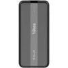 Tellur PBC103 10000mAh išorinė baterija, 2xUSB+Type-C+MicroUSB, juodas