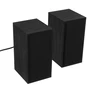 Kompiuterio kolonėlės Tellur Basic 2.0 garsiakalbiai, 6W, USB/Jack, Medinis dėklas, Garso valdymas, Juodas