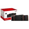 Kompiuterio kolonėlės Boxe Genius SW-2.1 350, cu fir, sistema 2.1, lizdas 3,5 mm, putere RMS 15W (2 x 3,5 W + 1 x 8W), vyšnios mediena