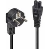 Maitinimo Laidas - LINDY Schuko į C5, 2.5A/250V, 2 m, Juodas