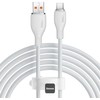 Baseus Pudding 100W USB-A - USB-C laidas, 1,2 m - baltas