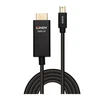 Adapteris - LINDY Mini DisplayPort į HDMI Kabelis, 4096x2160@60Hz, 1 m, Juodas