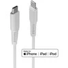 USB Kabelis - LINDY USB Type C į Lightning Laidas, M/M, 480Mbps, 1 m, Baltas