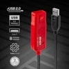 USB Prailginimo Laidas - LINDY USB 2.0 Aktyvus Prailginimo Laidas Pro Extend Type M/F, 8 m, Juodas