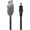 USB Kabelis - LINDY USB 2.0 Type A į 3.5mm DC Laidas, 1.5 m, Juodas